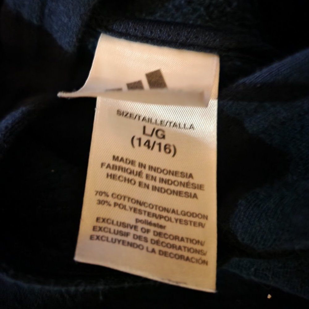Boys Adidas hoodie sweatshirt - Picture 3 of 4